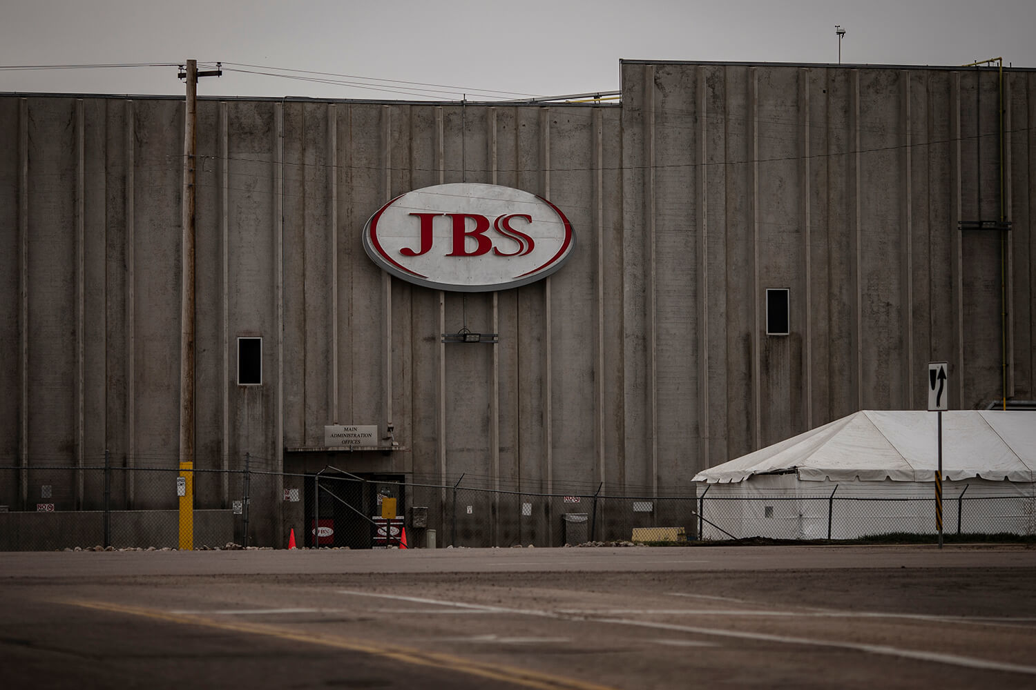 The JBS meatpacking facility on Saturday, April 18, 2020 in Greeley, CO. February 2022